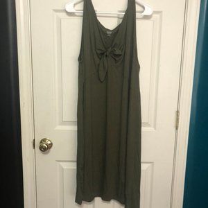 a.n.a. Tie-Front Dress